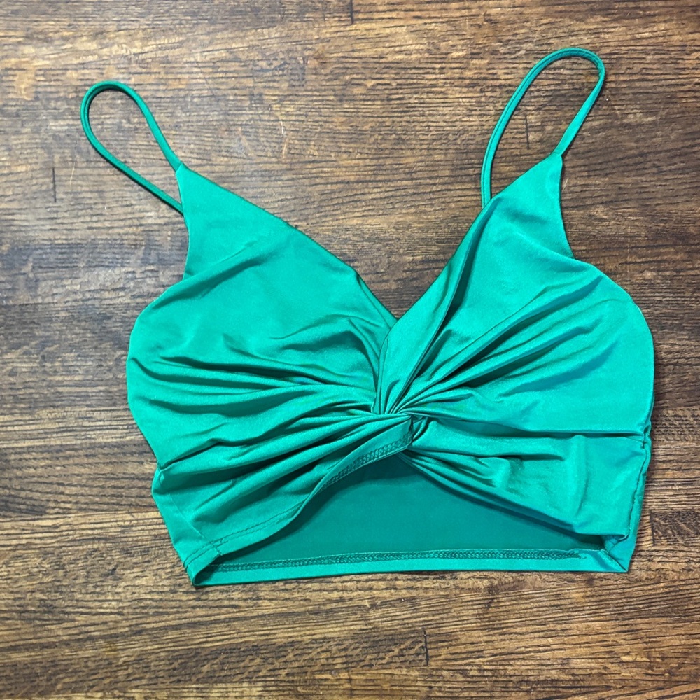 Fashion Nova Green Crop Top
